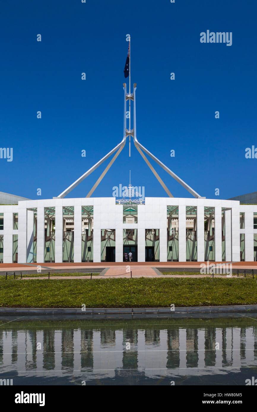 Australien, Australian Capital Territory, Canberra, Parliament House, tagsüber Stockfoto