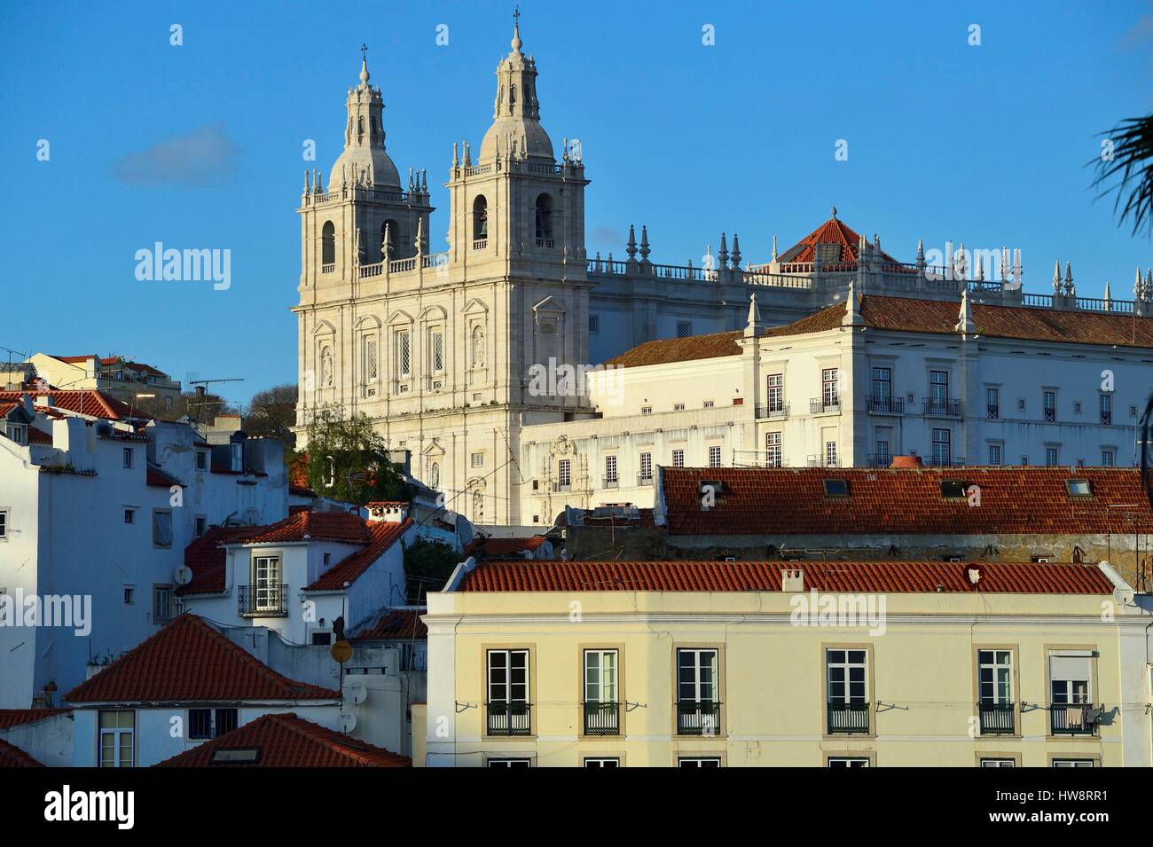 Portugal, Lissabon, Alfama Bereich Belvedere Portas do Sol Stockfoto