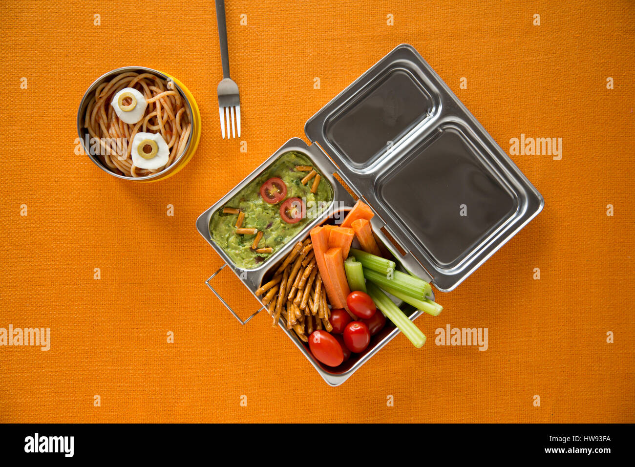 Gesunde Lunch-Box Stockfoto