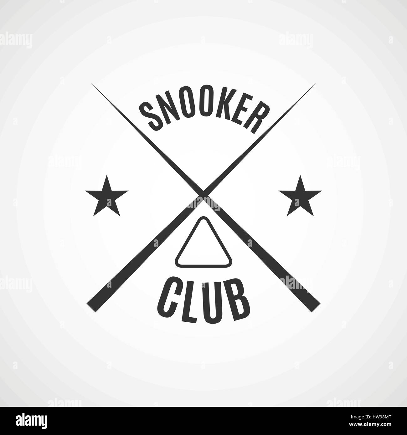 Graue Logo für verschiedene Arten von Billard, Pool, Snooker, isoliert auf  weißem Hintergrund im retro-Stil, Vektor-Illustration Stock-Vektorgrafik -  Alamy