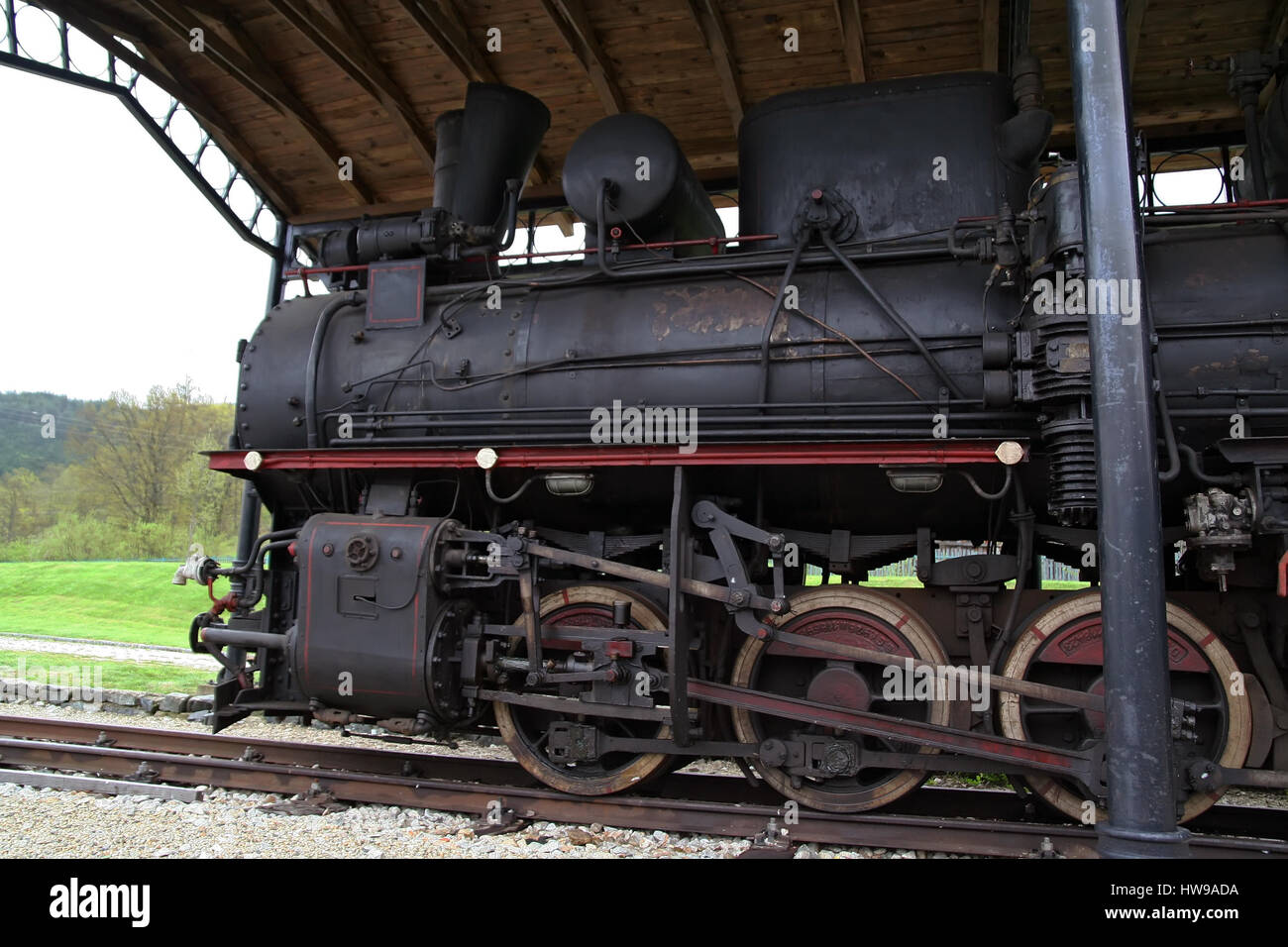 Dampfmaschine Lokomotive Stockfoto