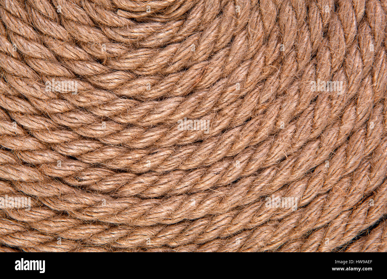 Schiff Seil Muster, Ansicht von oben mit Textfreiraum Stockfoto