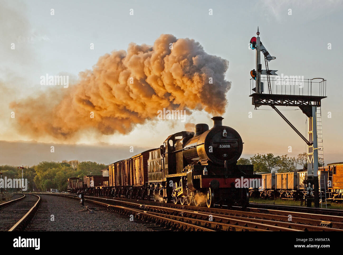 53808 auf Swithland, Great Central Railway am 26. Mai 2016. Stockfoto