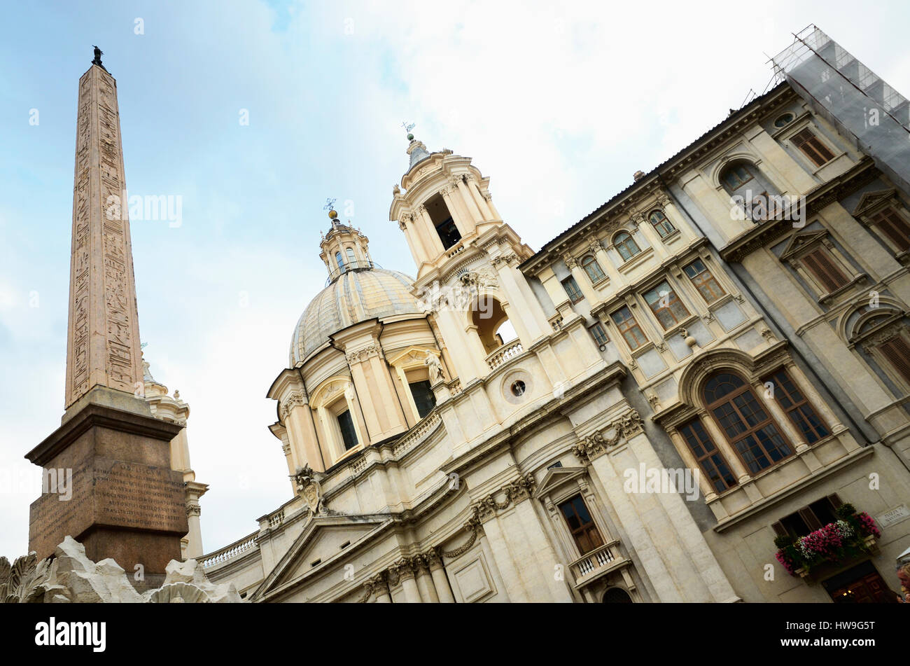 Piazza Navona. Rom, Lazio, Italien, Europa Stockfoto