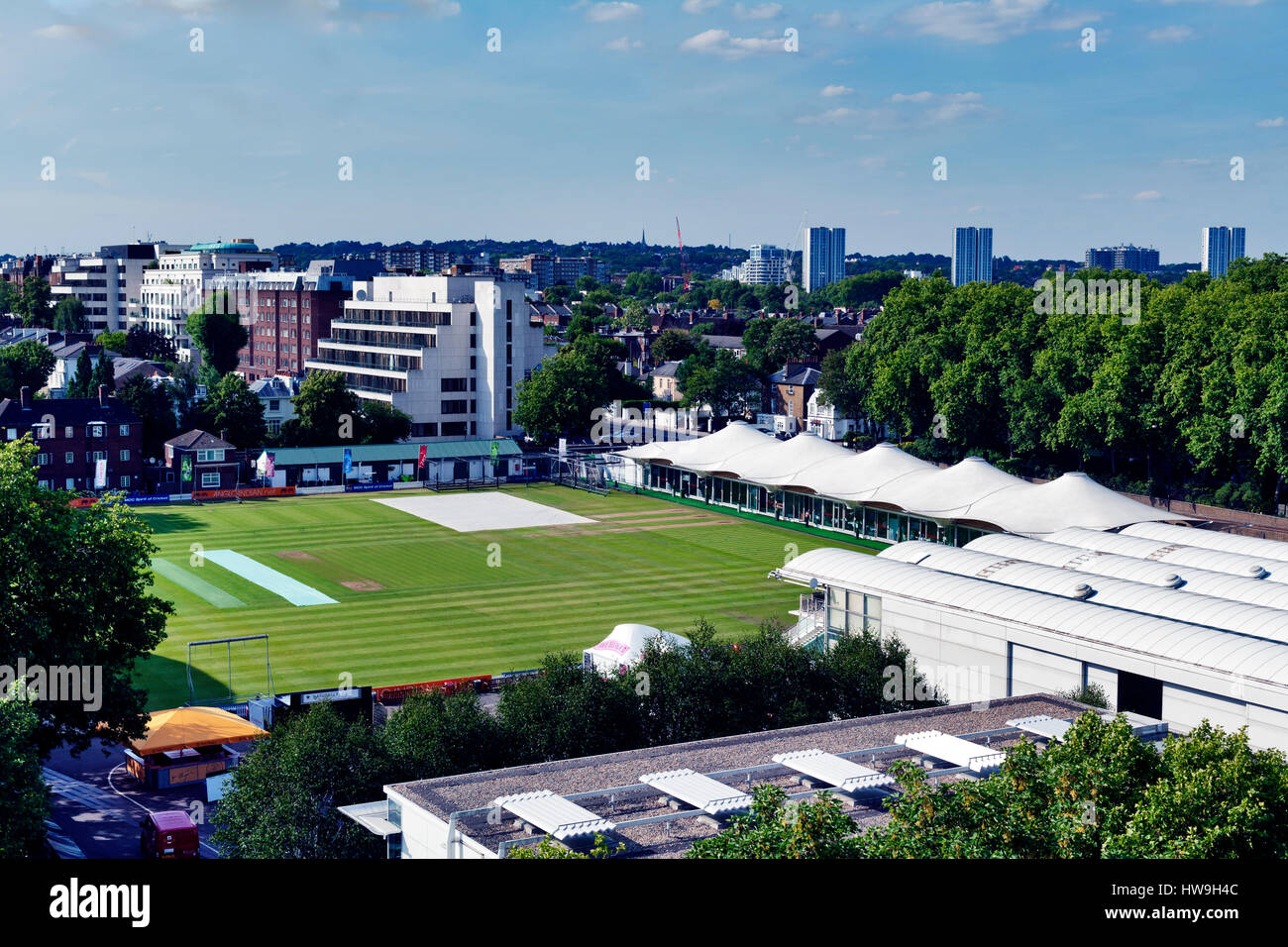 Lords Cricket Ground; St.Johannes Holz; London NW8; England; UK Stockfoto