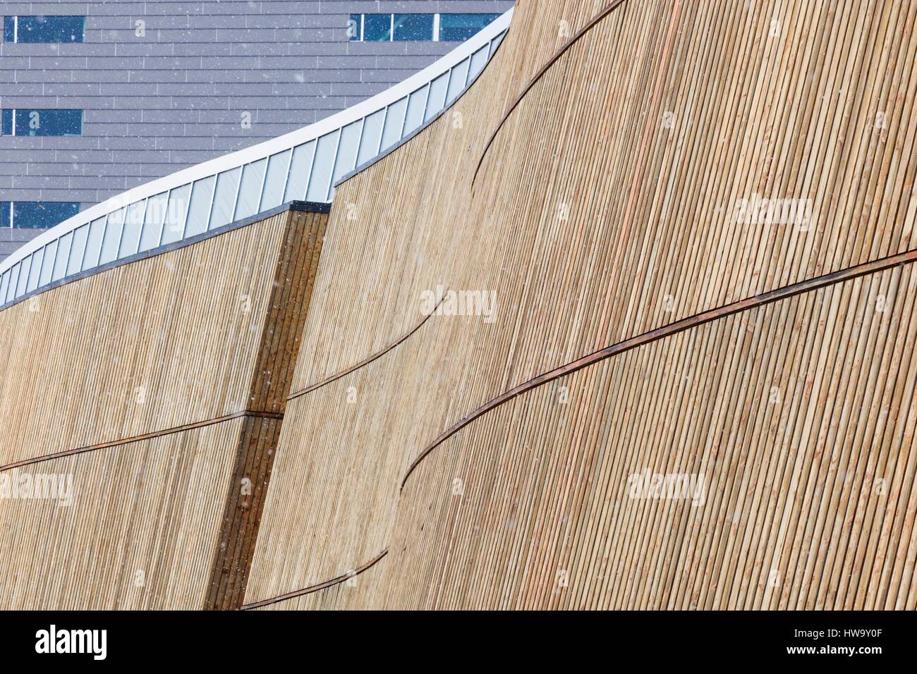 Nuuk, Grönland Katuaq Kulturzentrum Stockfoto