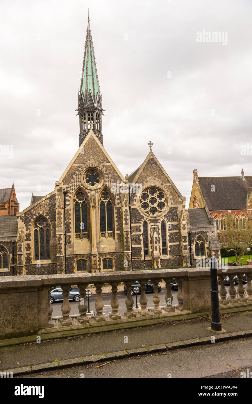 Harrow School Kirche, Harrow on the Hill, London, England Stockfoto