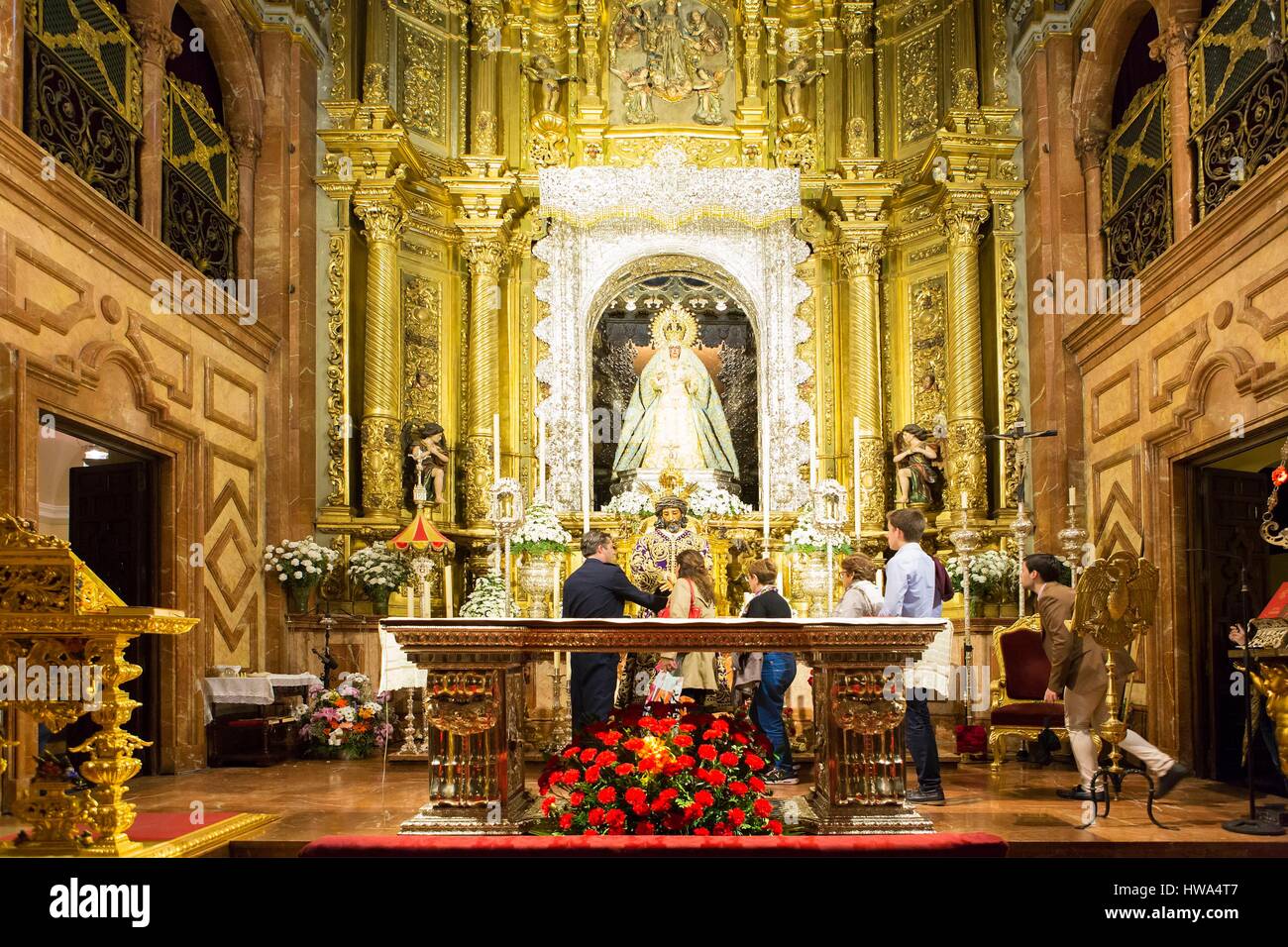 Spanien, Andalusien, Sevilla, La Macarena Distrikt, Altar und Virgen De