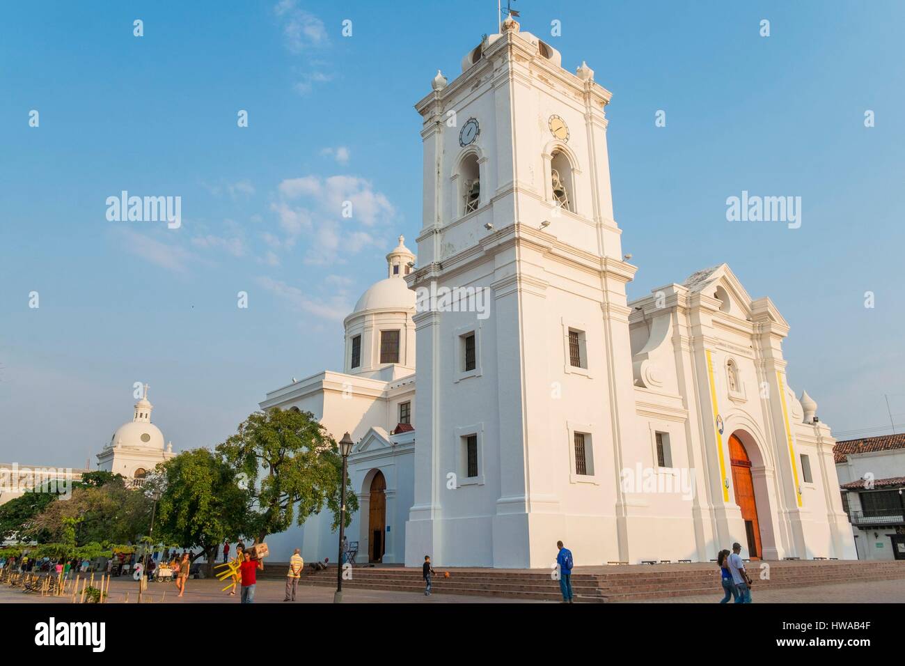 Kolumbien, Magdalena Abteilung, Kathedrale Santa Marta Stockfoto