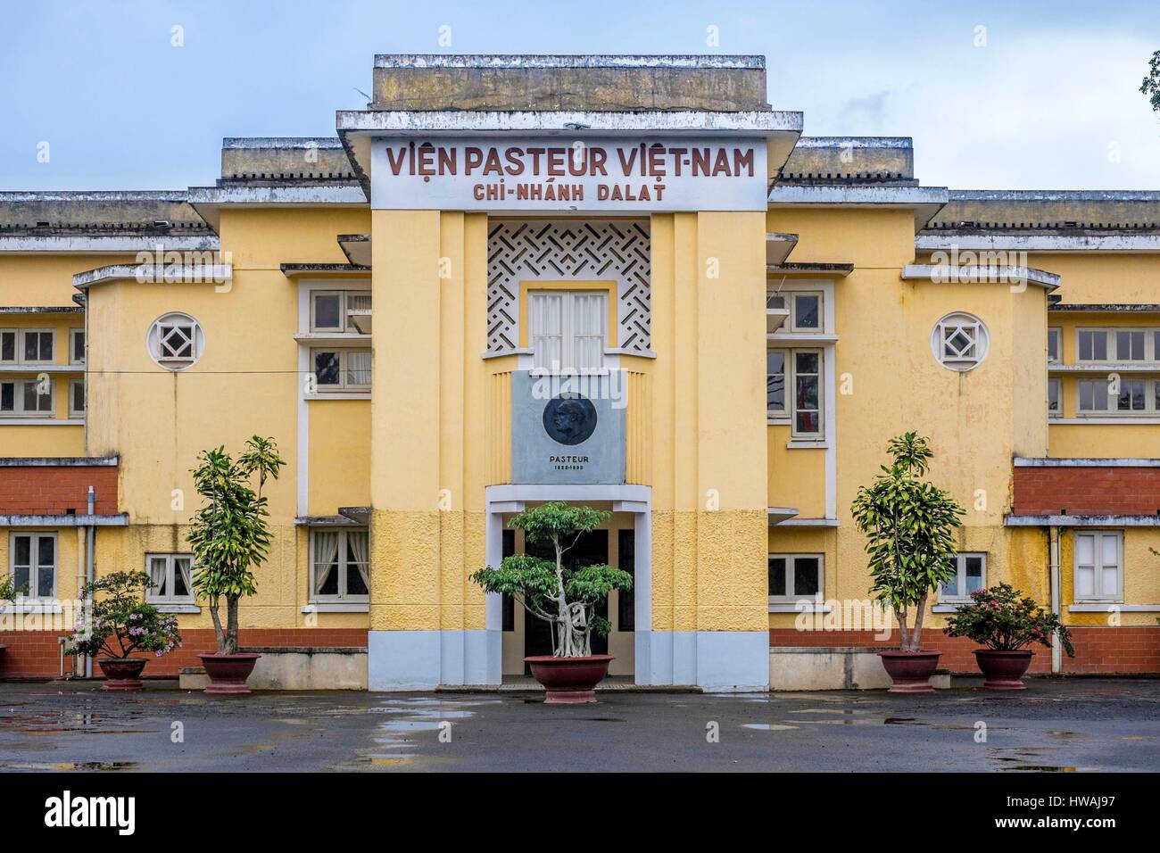 Vietnam, zentralen Hochland Region, Dalat, Dalat Pasteur Institut erbaut zwischen 1930 und 1936 von Alexandre Yersin, Foundator von Dalat Stockfoto