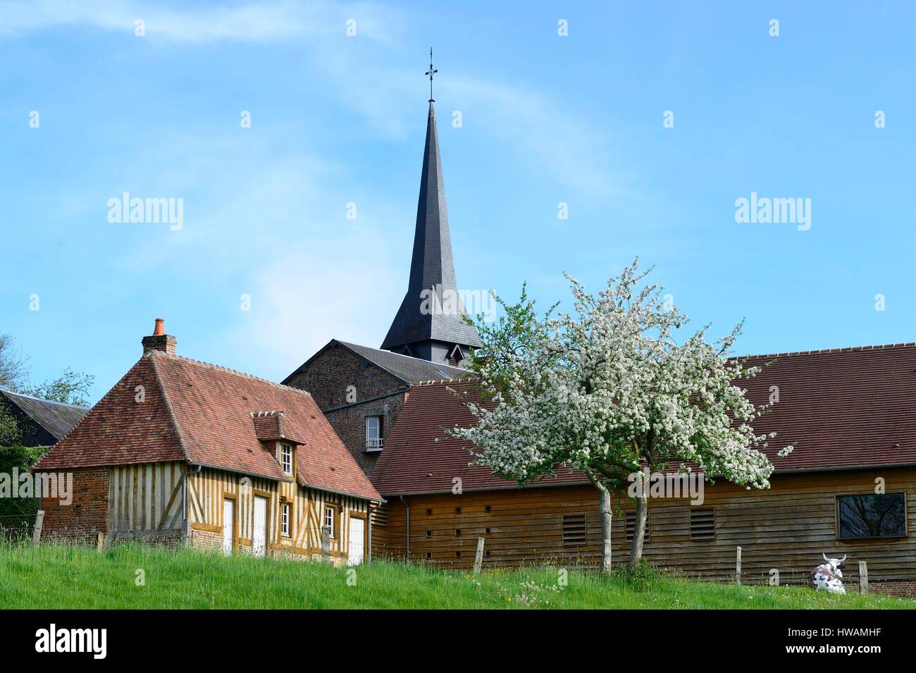 Frankreich, Orne, Camembert, La Maison du Camembert museum