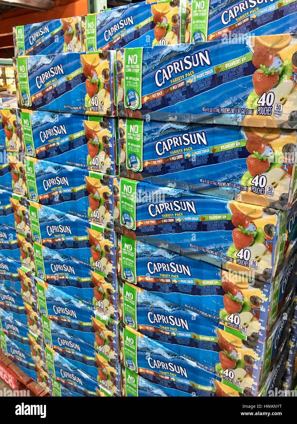 CapriSun Getränke Stockfoto