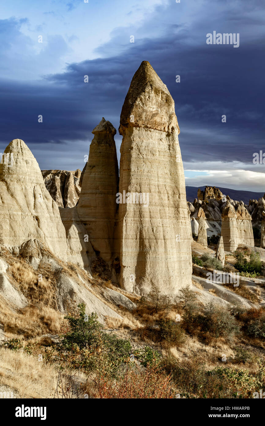 Fee Schornsteine, Liebe Tal, Kappadokien, Türkei Stockfoto