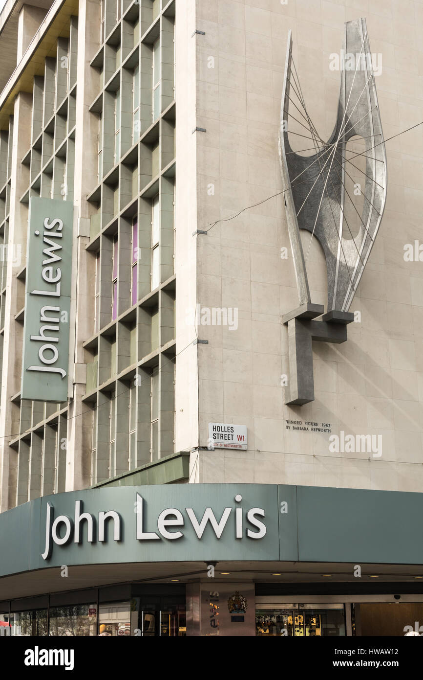 John Lewis-Kaufhaus auf der Oxford Street, London, UK Stockfoto
