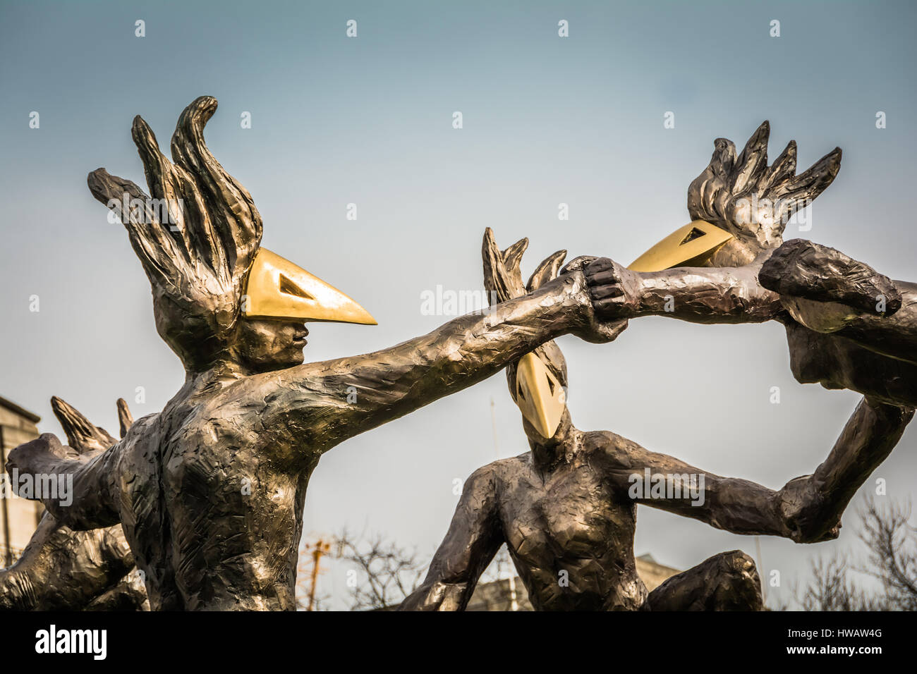 Danse Gwenedour am Marble Arch, LOndon, UK Stockfoto