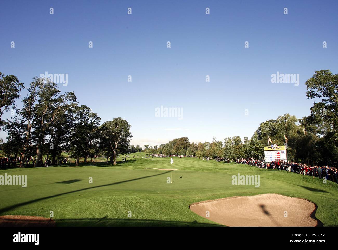 4. GREEN & der K CLUB RYDER CUP 2006 der K CLUB STRAFFAN COUNTY KILDARE IRELAND 22. September 2006 Stockfoto