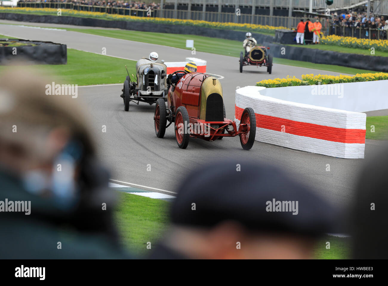 Chichester, Sussex, UK. 19. März 2017. Trophée s.f. Rand der Goodwood Mitgliederversammlung ist einen actionreichen Wochenende des Motorsports von Lord March, die darauf abzielt, die Atmosphäre neu gegründet und Kameradschaft der ursprünglichen BARC Mitgliederversammlungen statt in Goodwood in den fünfziger und sechziger Jahren bis die Schaltung für den Rennsport im Jahre 1966 geschlossen. Bildnachweis: Oliver Dixon/Alamy Live-Nachrichten Stockfoto