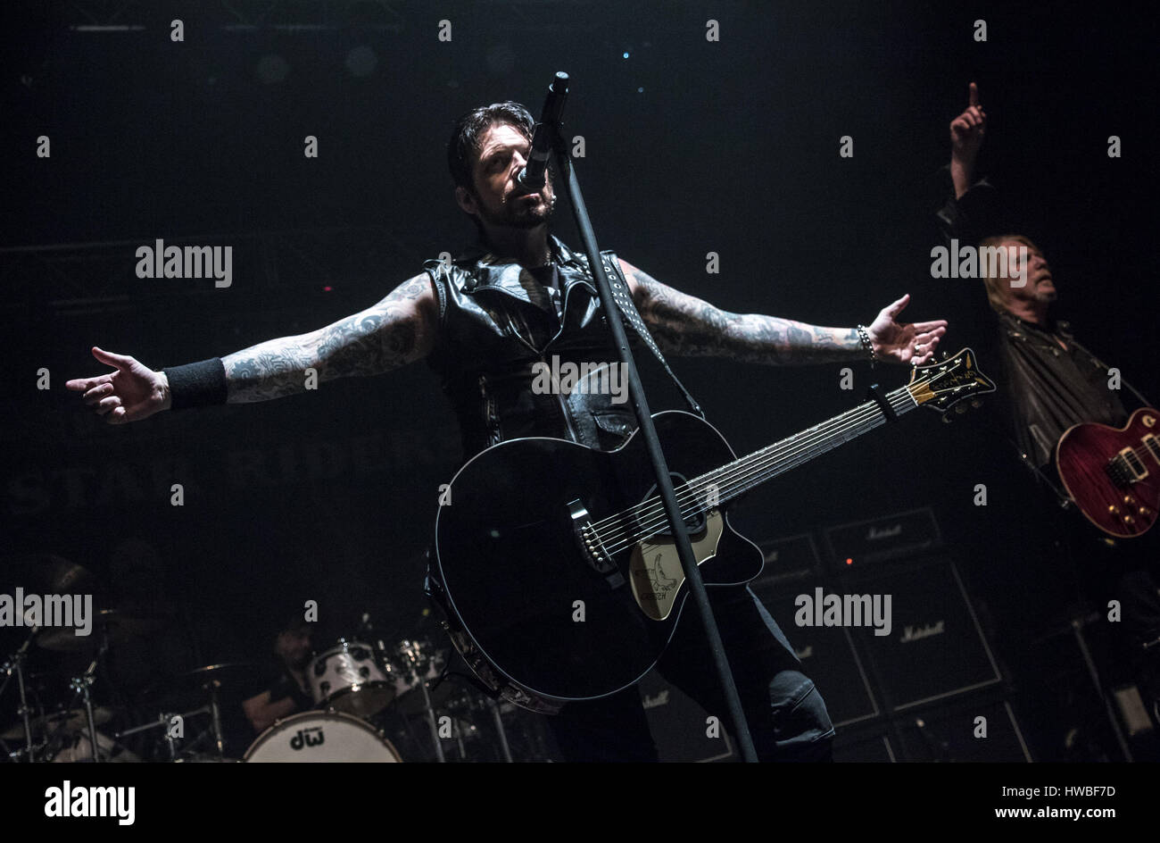 Bournemouth, UK. 19. März 2017. Black StarRider Leben bei O2 Academy Bournemouth. Bildnachweis: Charlie Raven/Alamy Live-Nachrichten Stockfoto