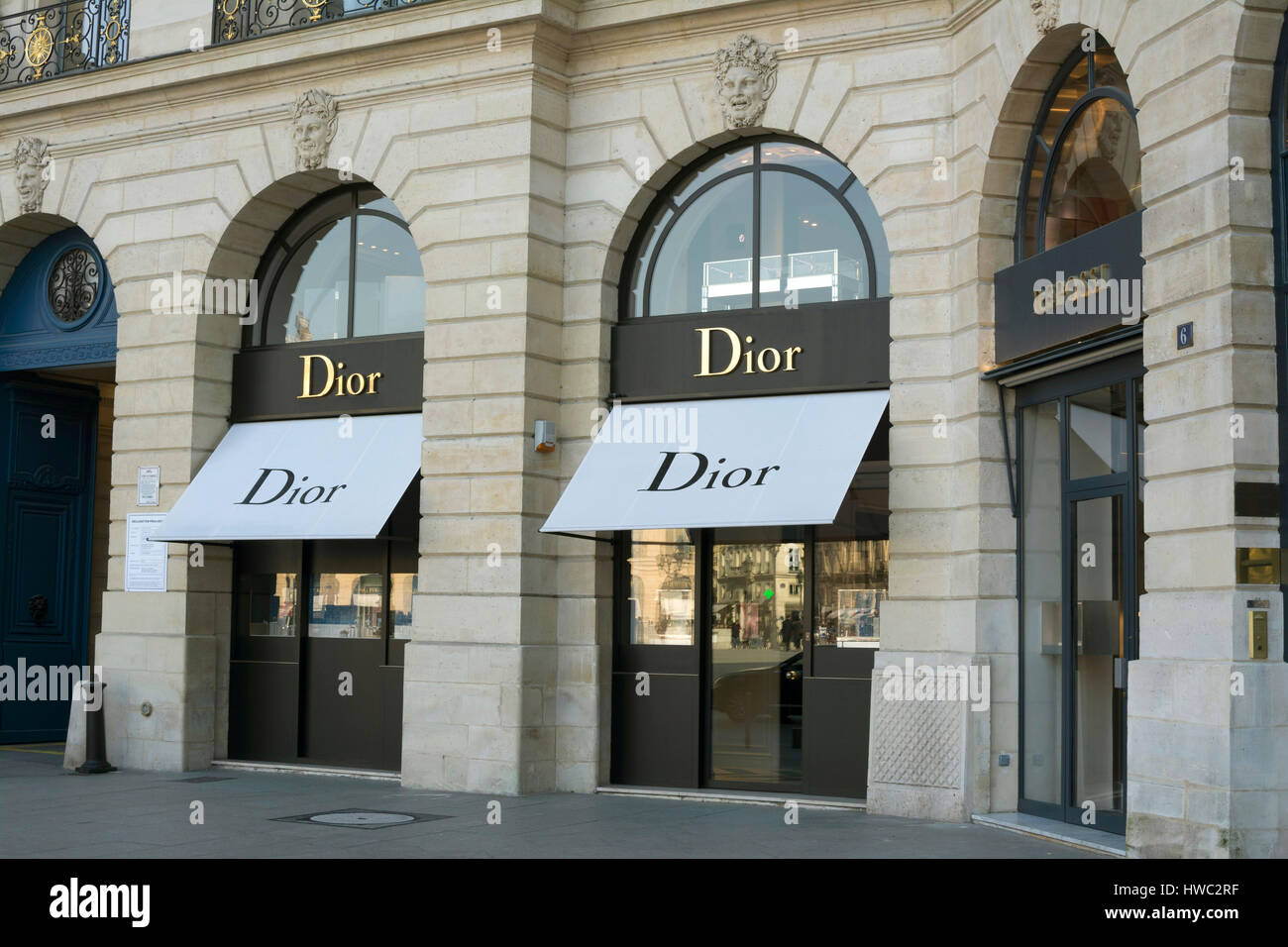 in Place Vendome. Paris. Frankreich Stockfotografie Alamy
