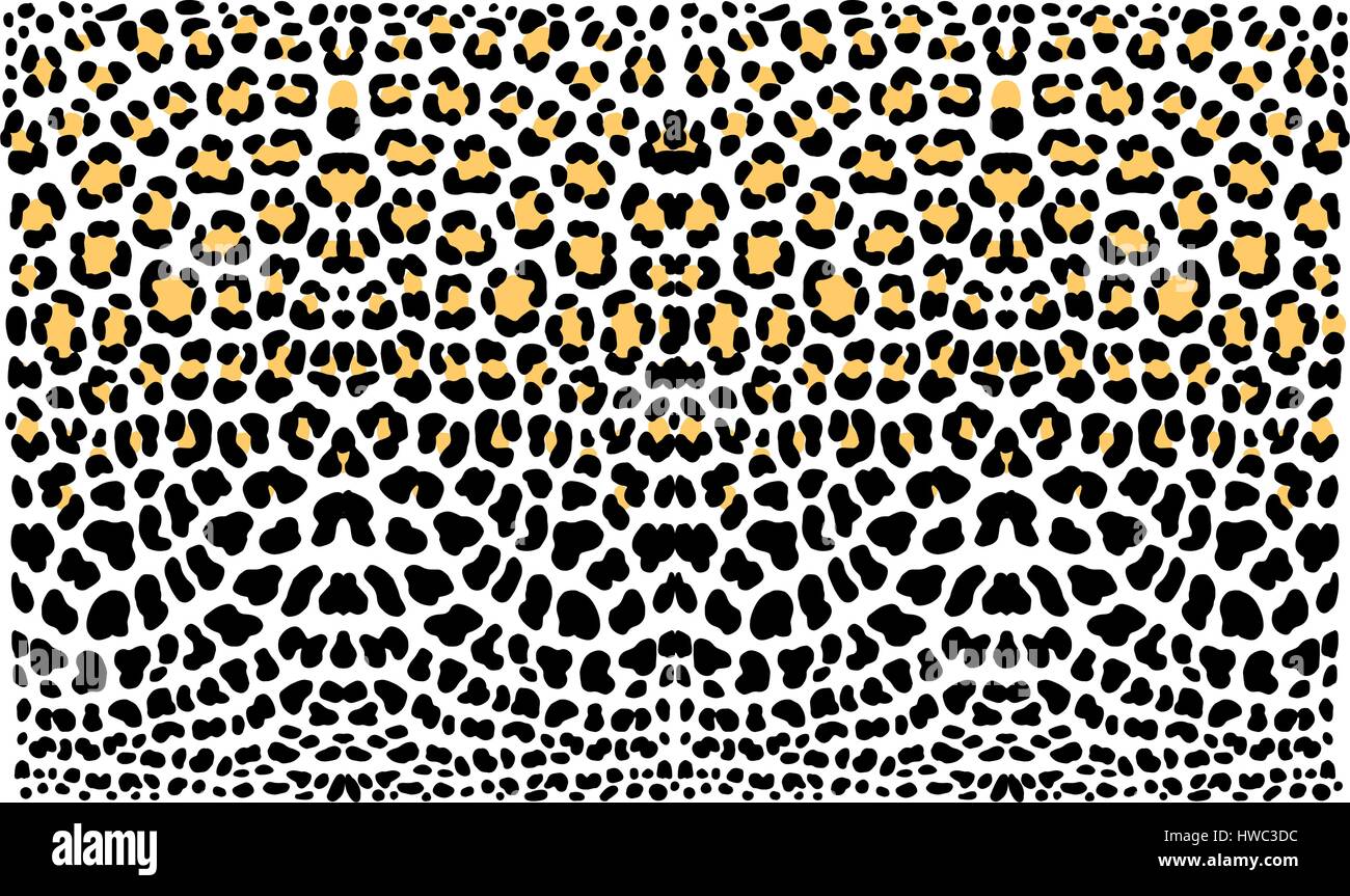 Vektor Hintergrund der Haut Leopardenmuster Stock Vektor