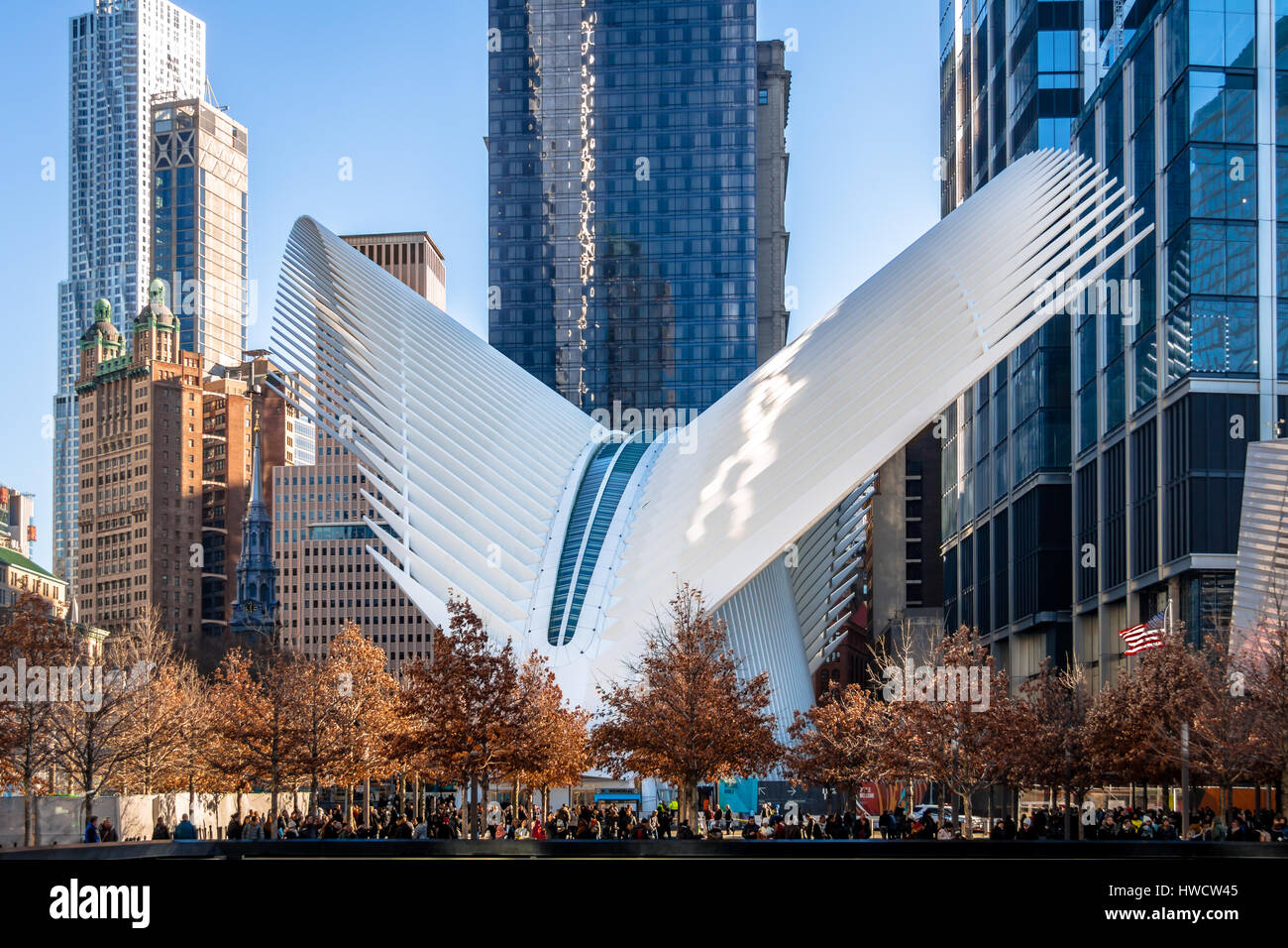 Transport-Hub Oculus - New York, USA Stockfoto