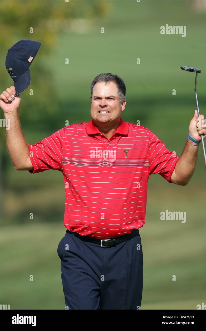 KENNY PERRY gewinnt am 16. 37. RYDER CUP VALHALLA LOUISVILLE KENTUCKY USA 21. September 2008 Stockfoto