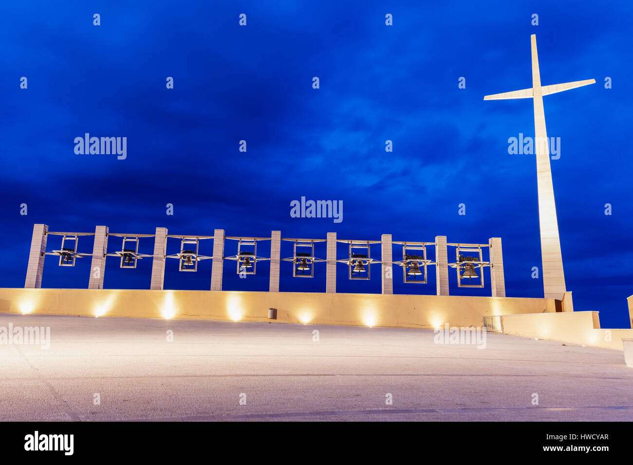 Wallfahrtskirche Padre Pio. San Giovanni Rotondo, Apulien, Italien. Stockfoto