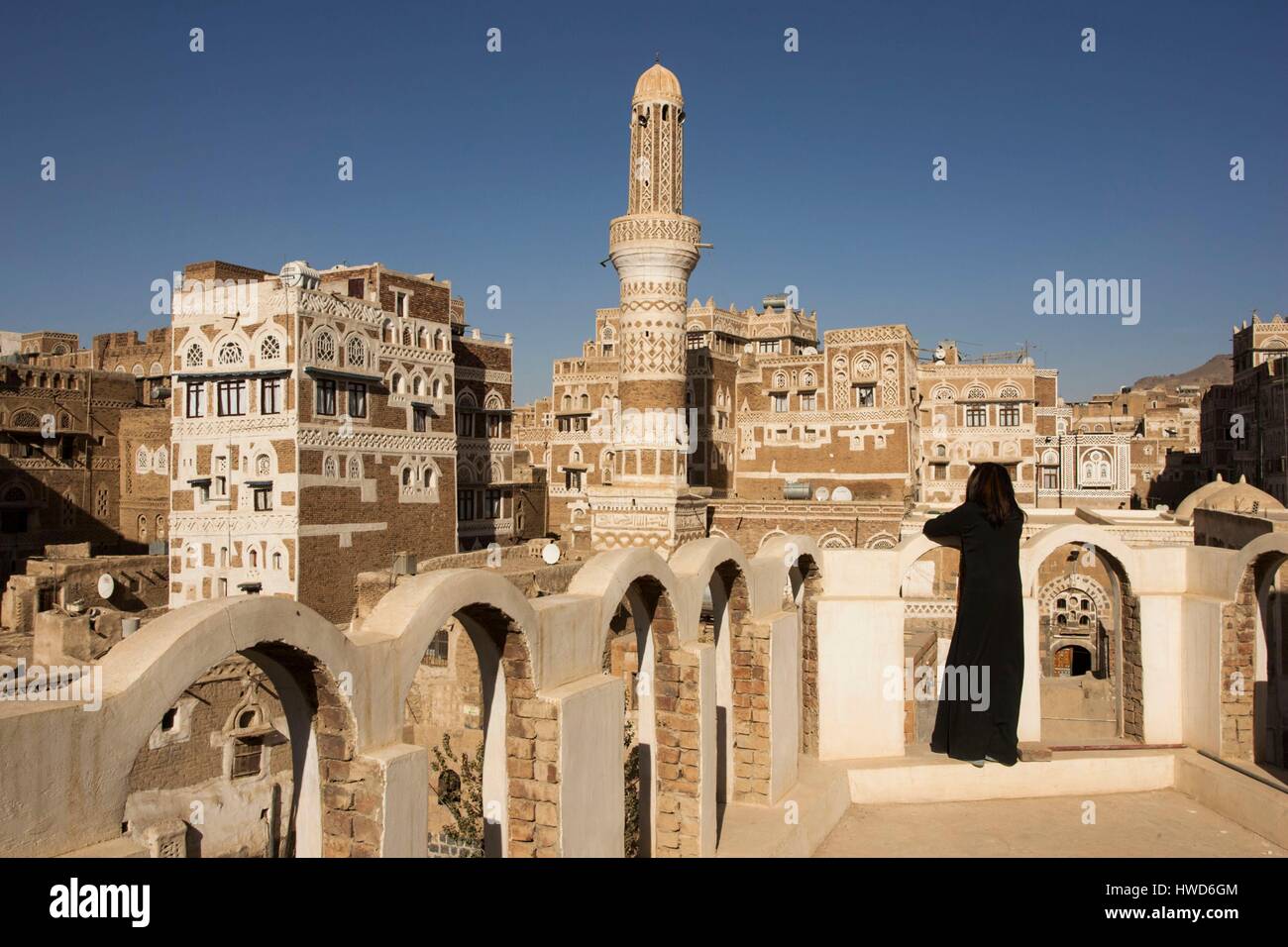 Jemen, Sanaa, Altstadt Stockfoto