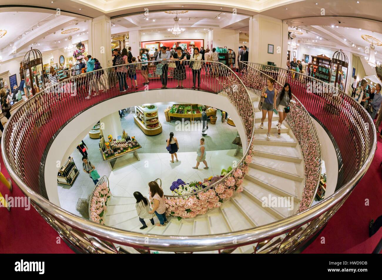 Vereinigtes Königreich, London, Mayfair District, das Luxus-Kaufhaus Fortnum und Mason Stockfoto