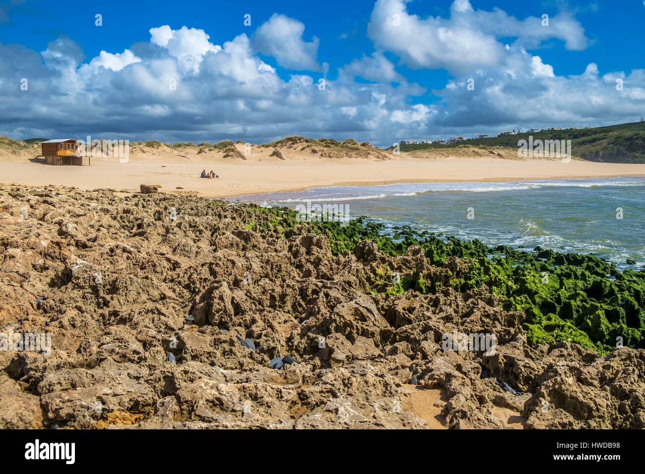 Portugal, Algarve, Südwest Alentejo und Vicentiner Küste Naturpark, Aljezur, Praia da Amoreira Stockfoto