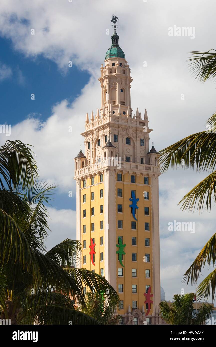 USA, Florida, Miami, Freedom Tower Stockfoto