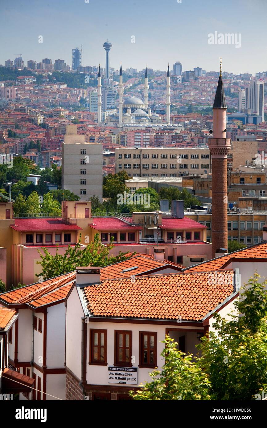 Türkei, Ankara, Kocatepe-Moschee Stockfoto