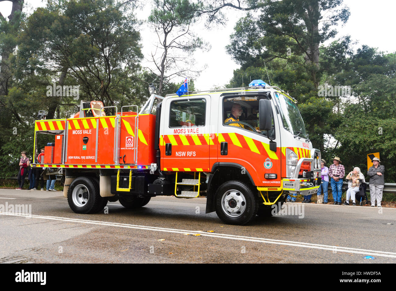 Feuerwehrauto, NSW ländlichen Feuerwehr, RFS, Moss Vale, NSW, Australien Stockfoto