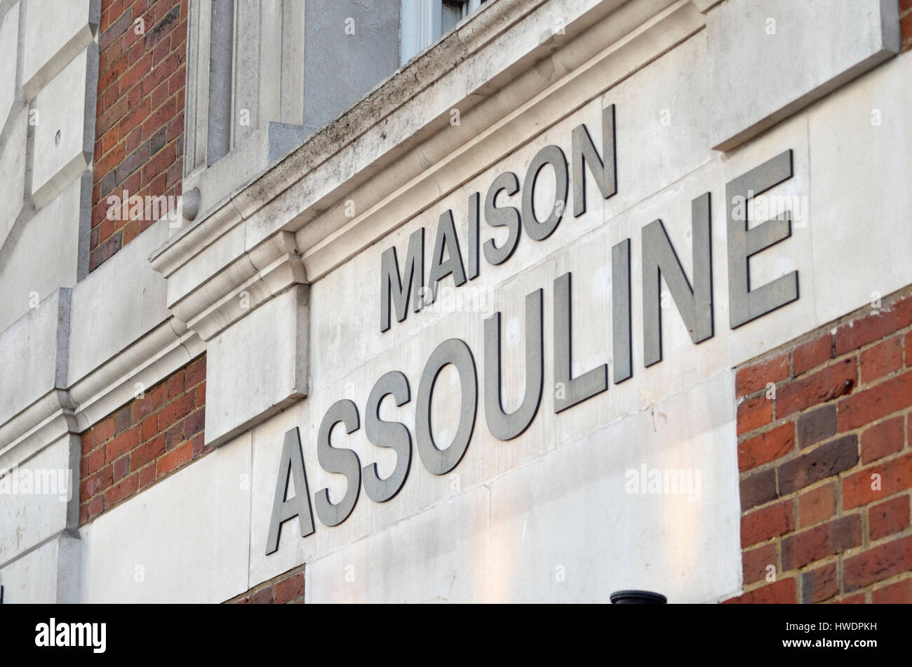 Maison Assouline Restaurant in Piccadilly, London, UK. Stockfoto