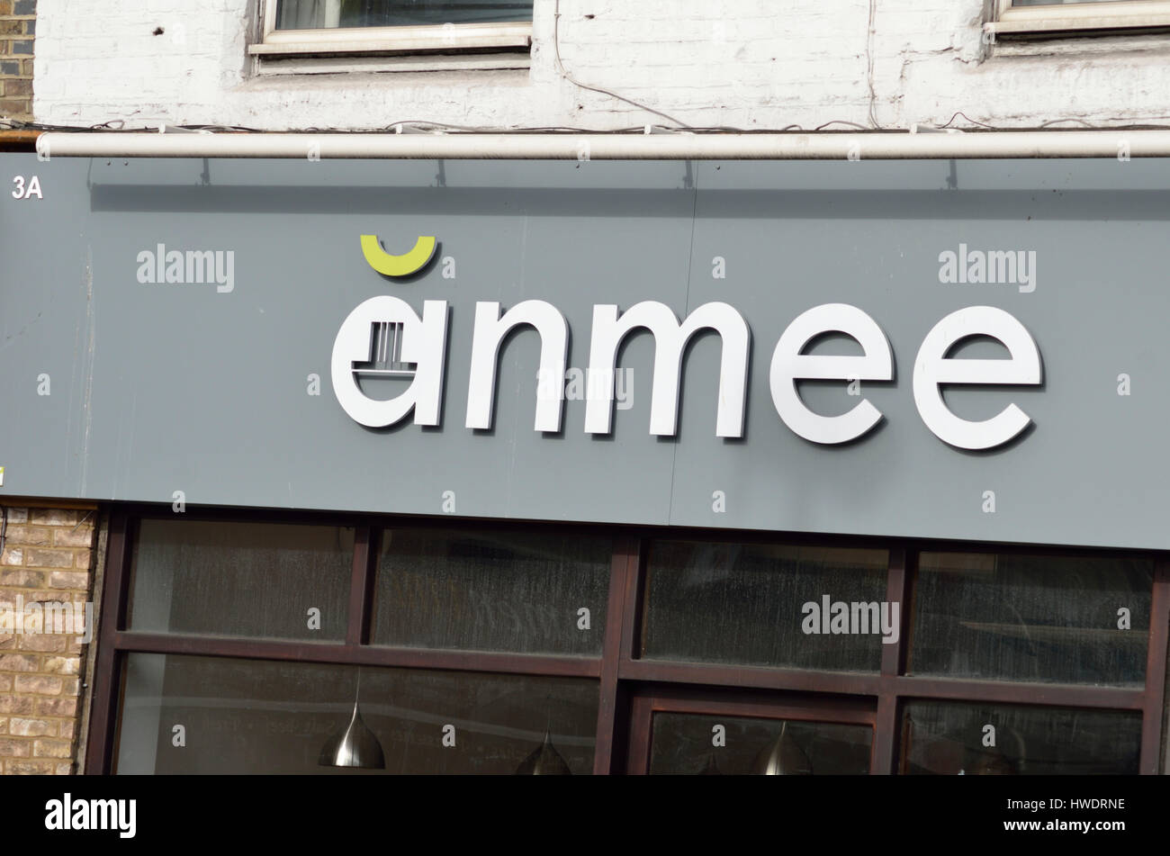 Anmee Restaurant in Camden Town, London, UK. Stockfoto