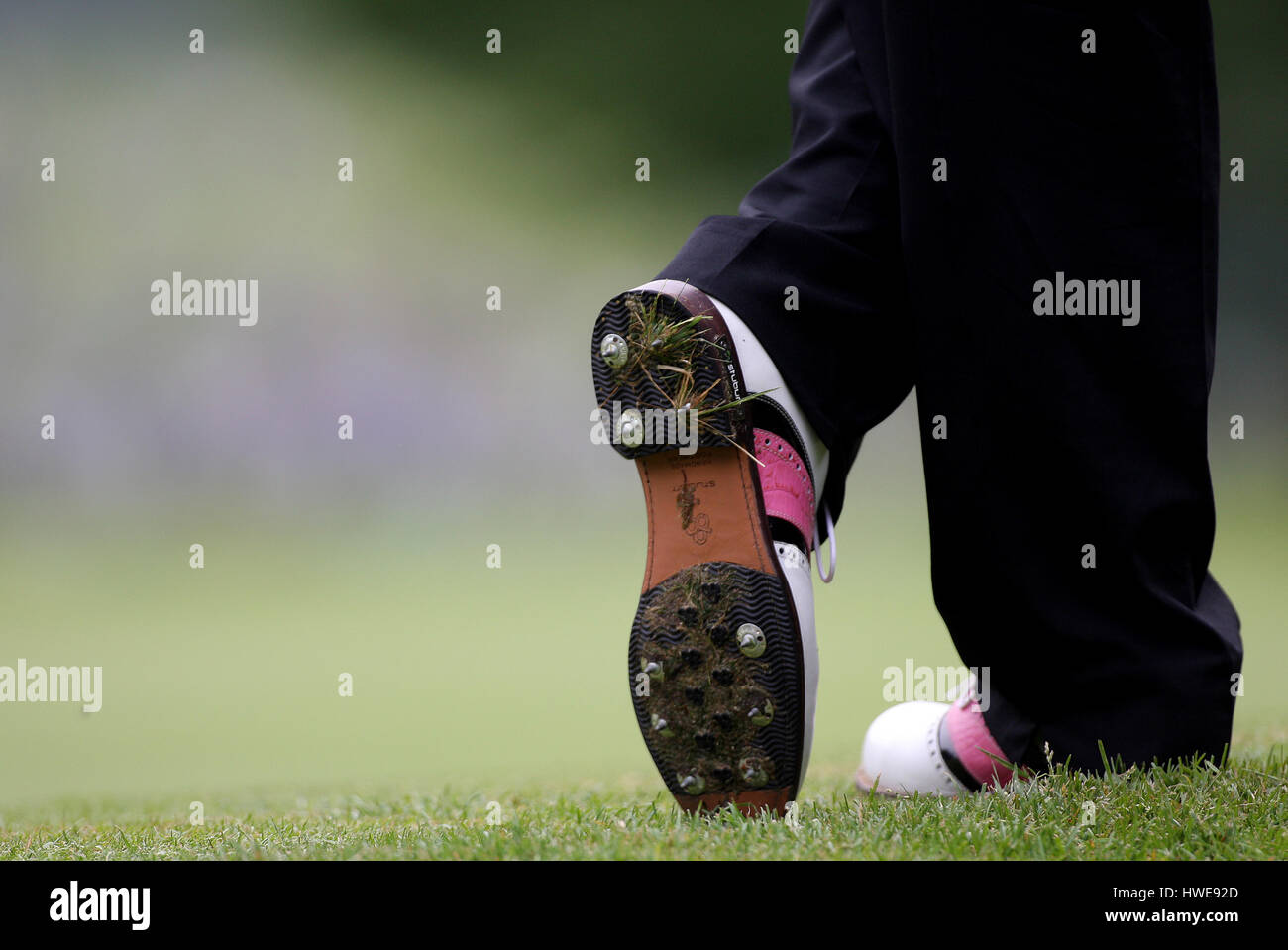 Golfer Schuhe BMW PGA CHAMPIONSHIP WENTWORTH CLUB SURREY ENGLAND 23. Mai 2008 Stockfoto