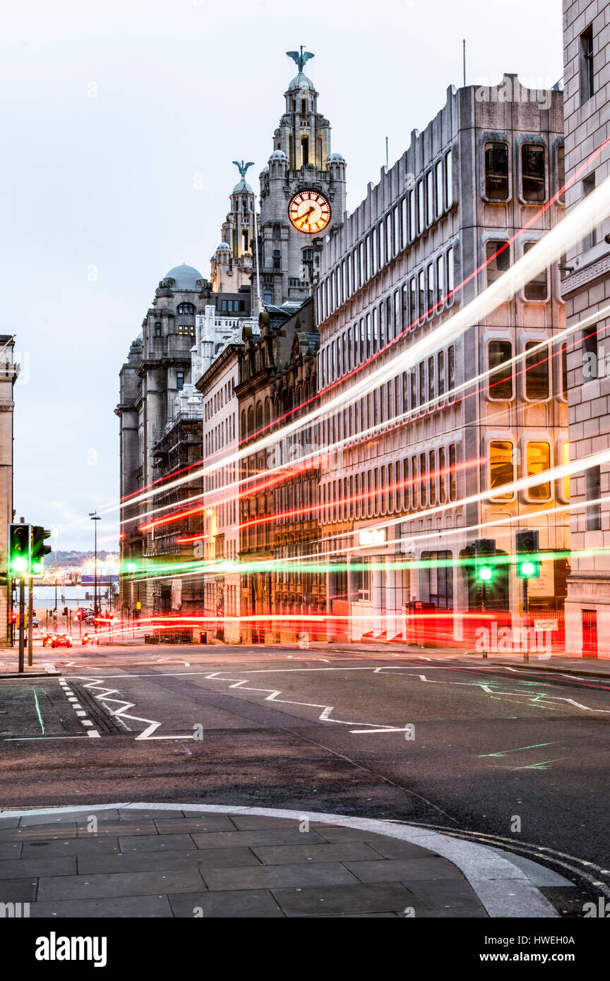 Liverpool Liver Bird Building Stockfoto