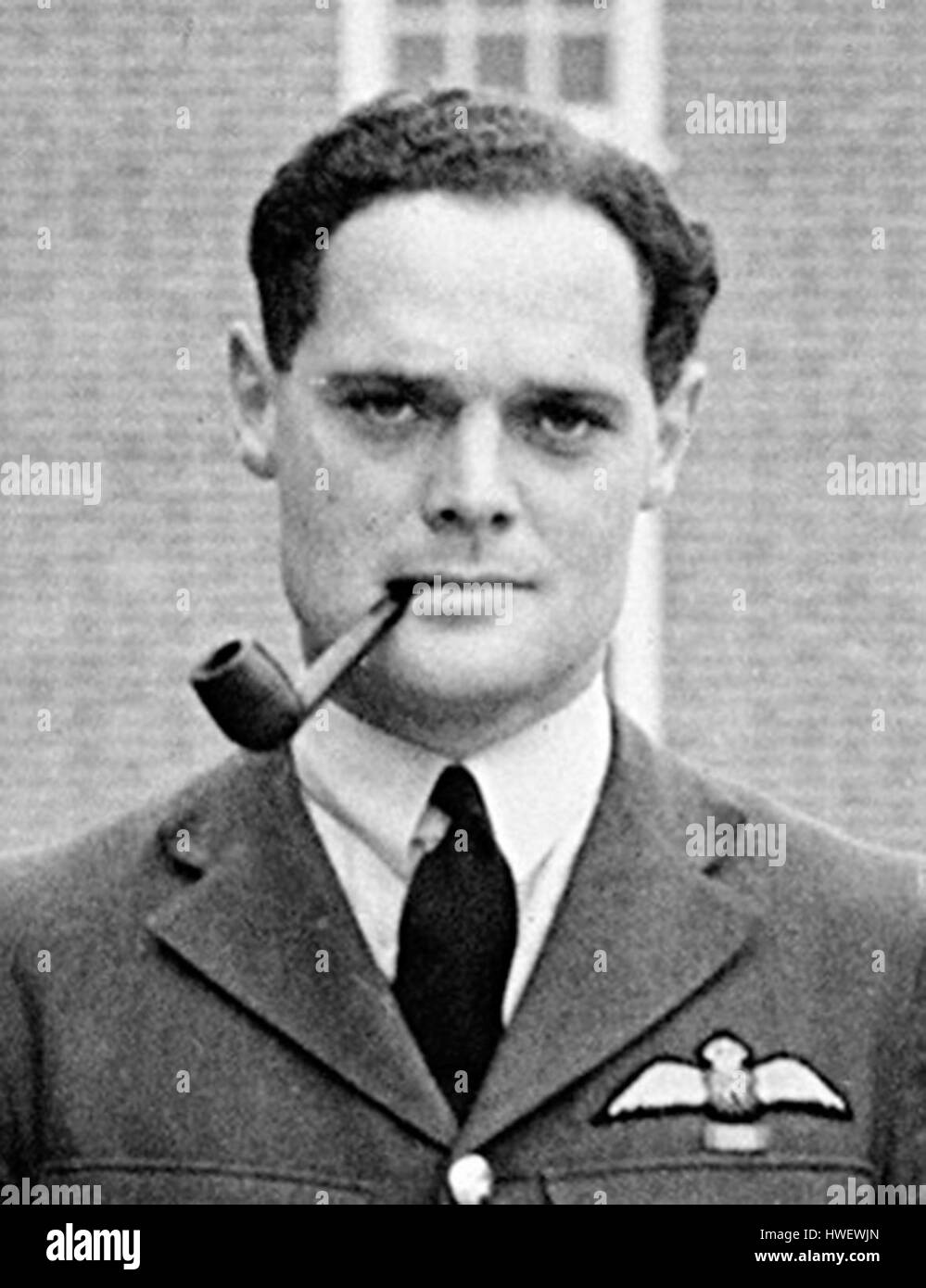 Sir Douglas Bader, Fliegerass während des zweiten Weltkriegs. Stockfoto