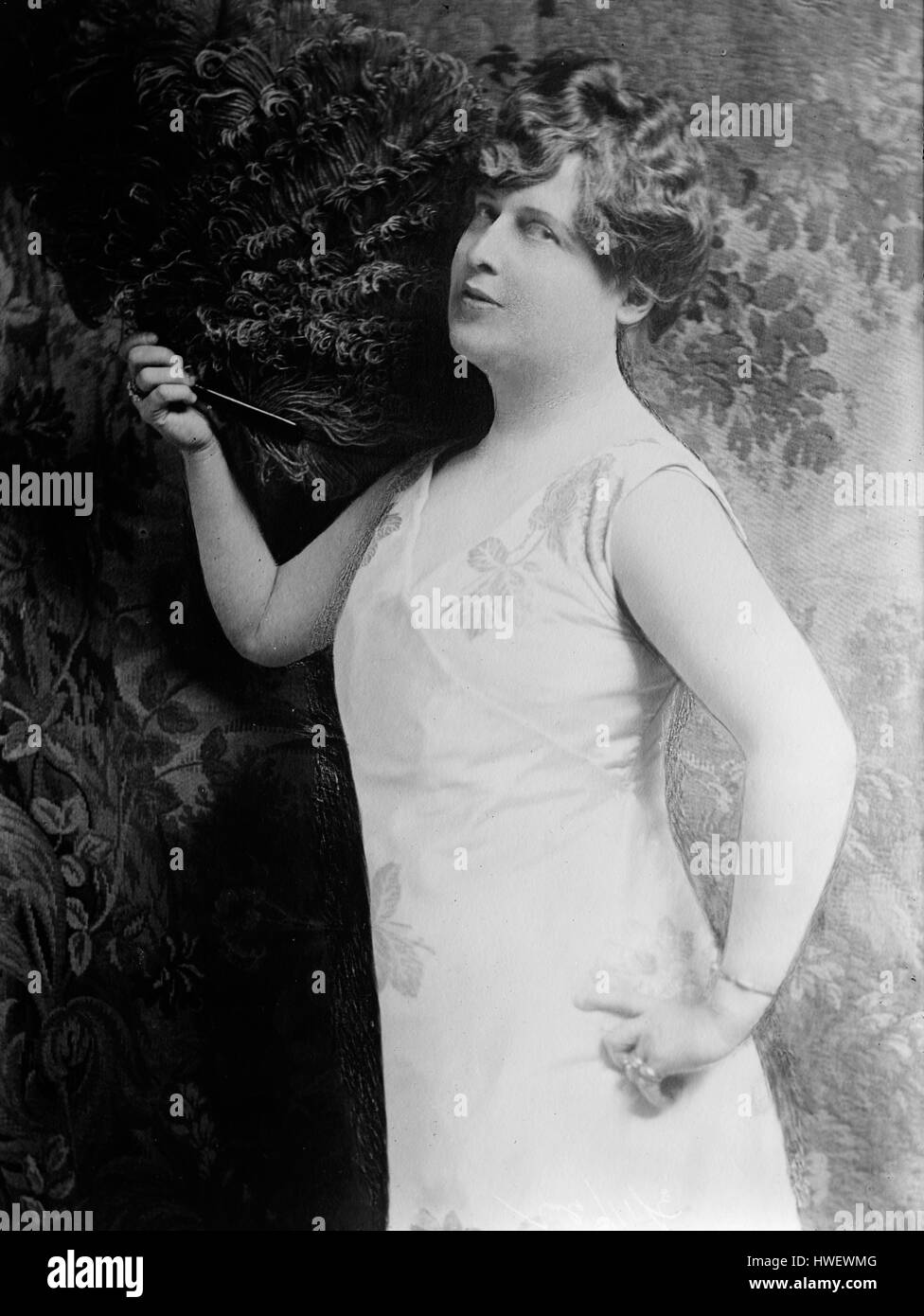 Florence Foster Jenkins (1868 – 1944), eine amerikanische Sopranistin Stockfoto