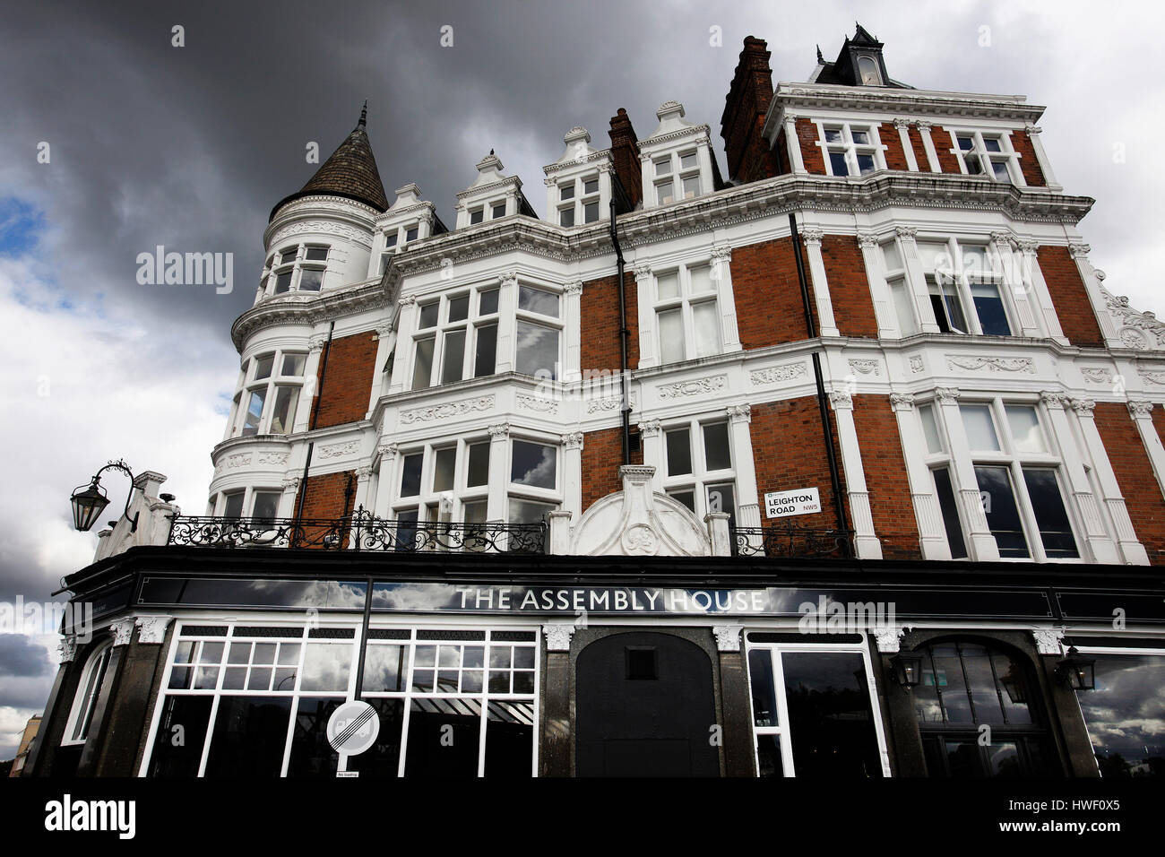 Das Assembly House Pub, Kentish Town, London, Camden, England, Vereinigtes Königreich Stockfoto