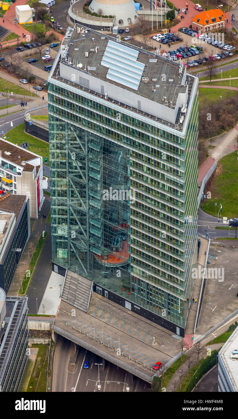 Stadthaus, Staatskanzlei des Zustand des Landes Nordrhein-Westfalen, Düsseldorf, Rheinland, Nordrhein-Westfalen, Deutschland, Stadthaus, Staatskanzlei Stockfoto