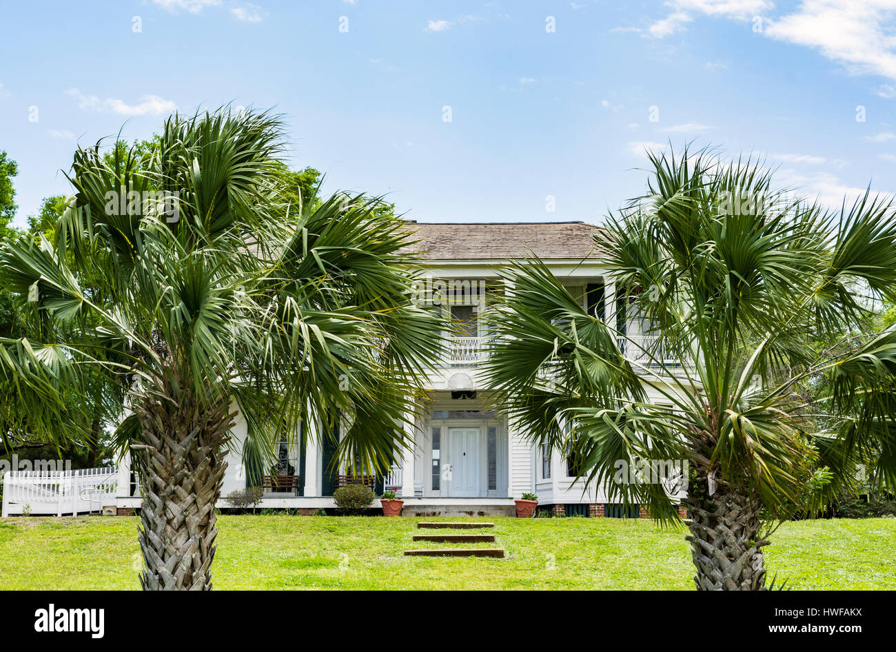 Florida, Apalachicola, Orman House, erbaut 1838 durch Thomas Orman, außen Stockfoto