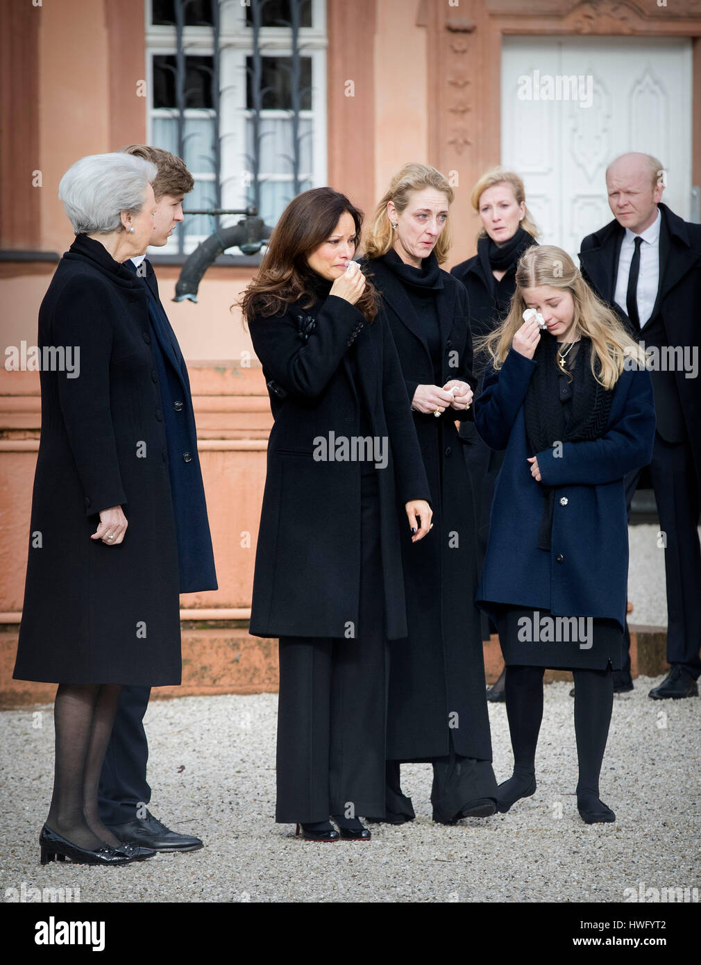 Bad Berleburg, Deutschland. 21. März 2017. Prinzessin Benedikte von Dänemark, Prinz Gustav und Bad Berleburg, Deutschland. 21. März 2017. Prinzessin Benedikte von Dänemark, Prinz Gustav und