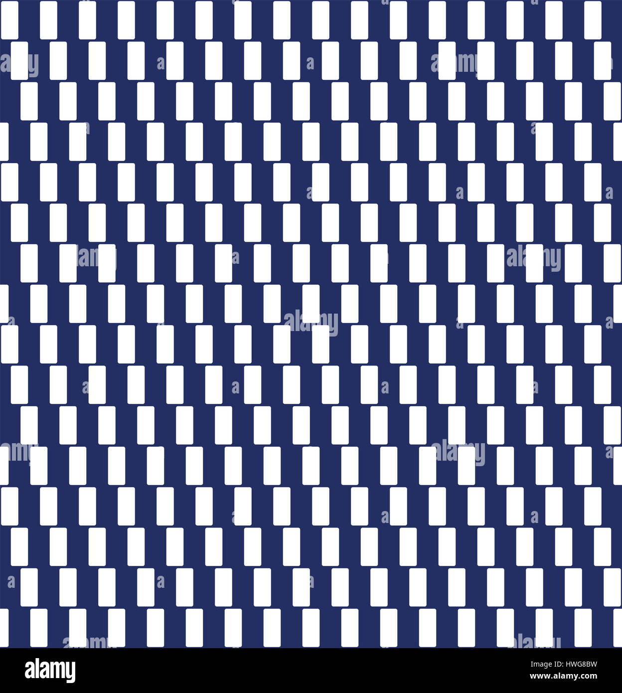 Muster mit Café Wand optische Täuschung. Fliese. Nahtlos in alle Richtungen. Geometrische Illusion. Linien durch weißen Rechtecken gebildet scheinen geneigt werden. Stockfoto