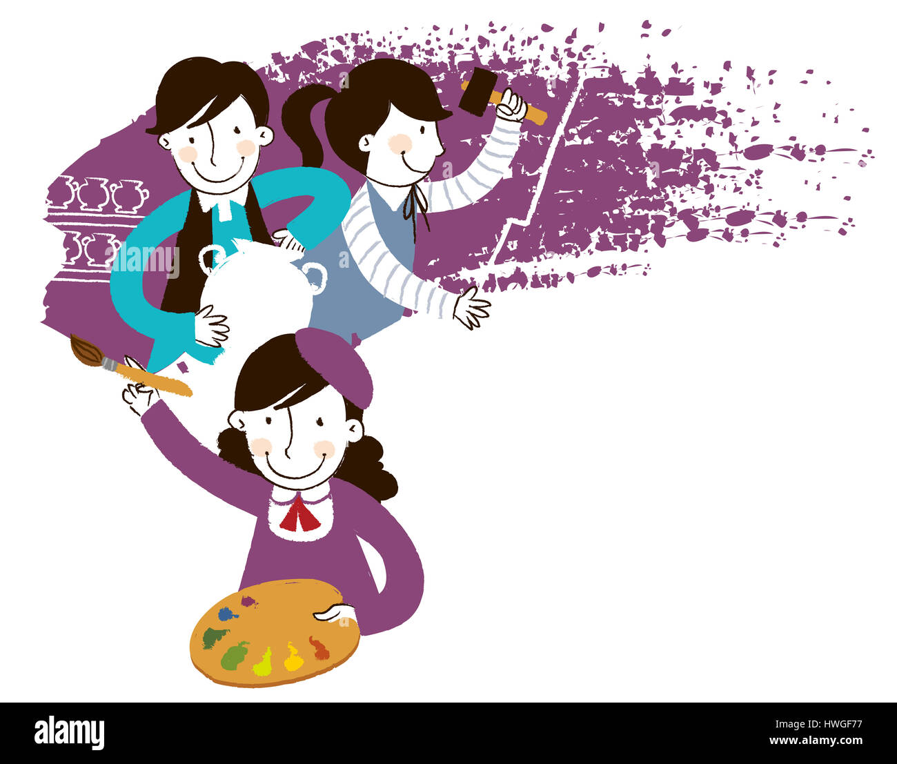 Die Hoffnung der Jugend Stockfoto