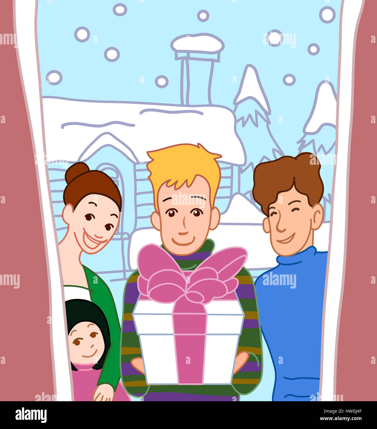 Frohe Weihnachten Stockfoto