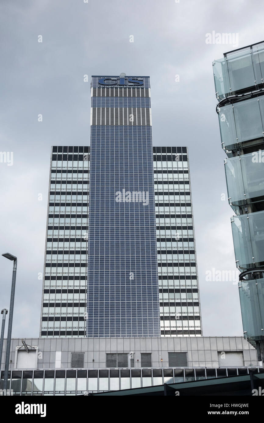 CIS-Turm in Manchester, England. UK Stockfoto