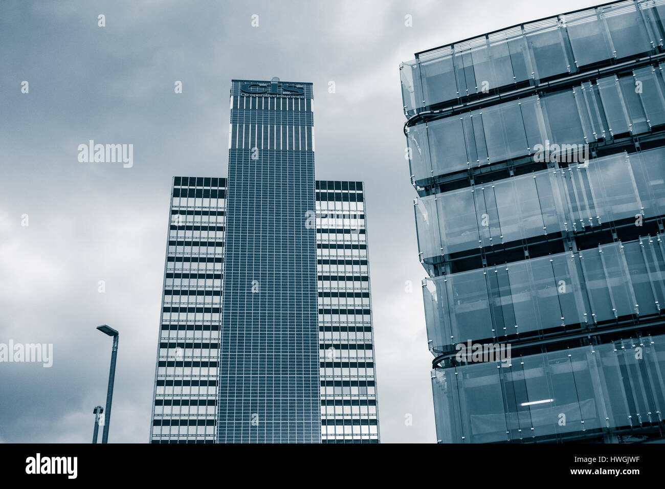 CIS-Turm in Manchester, England. UK Stockfoto