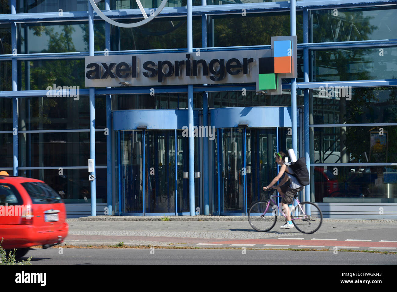 Druckerei, Axel Springer, Brunsbuetteler Damm, Spandau, Berlin, Deutschland, Brunsb³tteler Damm Stockfoto