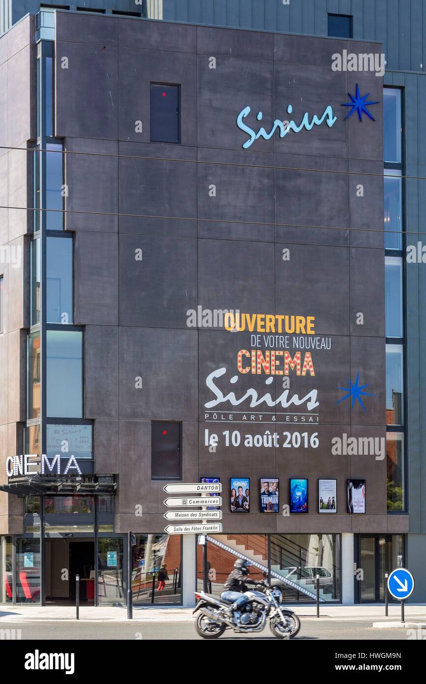 Frankreich, Seine Maritime, Le Havre, Kino Sirius im Jahr 2016, Kunst und Frankreich, Seine Maritime, Le Havre, Kino Sirius im Jahr 2016, Kunst und